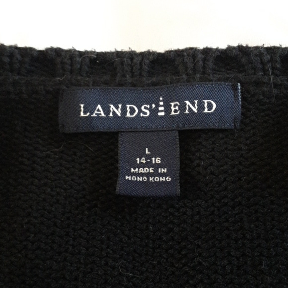 Cotton Cardigan Sweater by Lands End - Picture 3 of 5